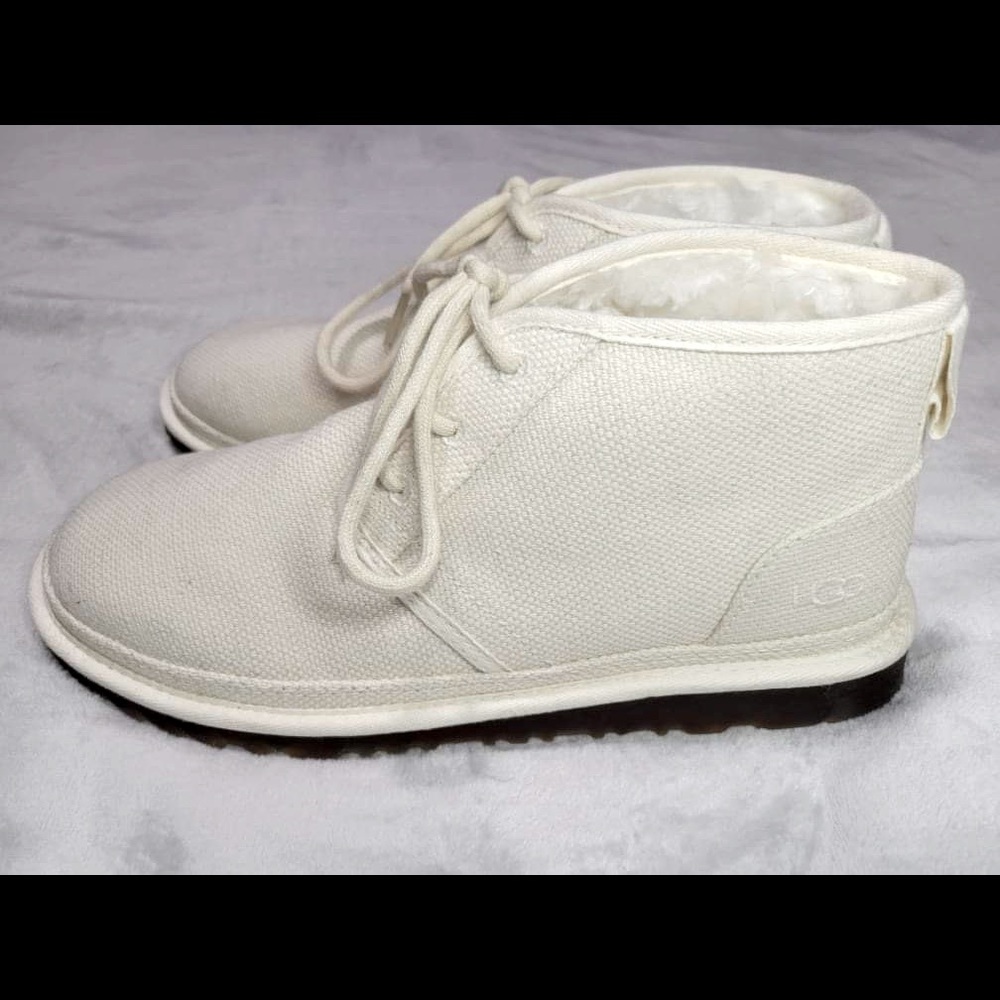 Men’s Ugg Neumel Natural Boots Size: 10 Color: Natural (Cream and Brown)